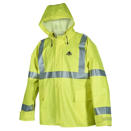 Mcr Safety FR, Big Jake, CL3, CAT 2, PVC/Nomex, Jacket, X5 BJ38JHX5